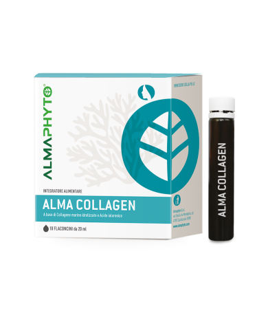 Alma Collagen integratore con collagene marino per idratazione e tonicità della pelle - ScegliNatura