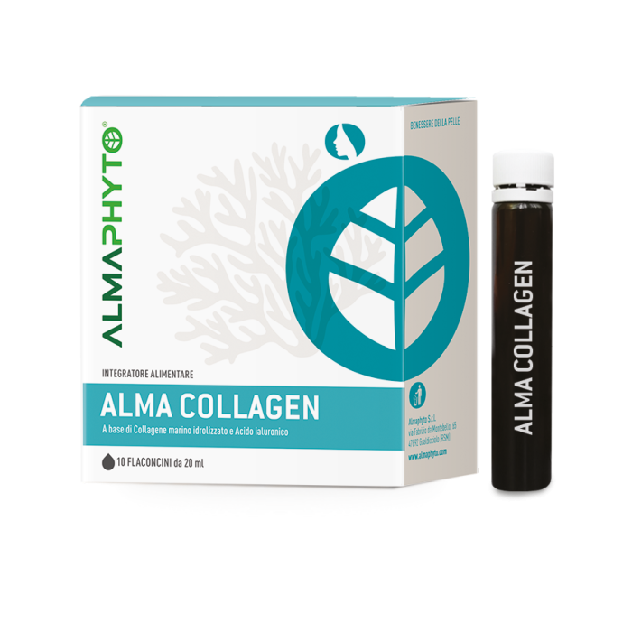 Alma Collagen integratore con collagene marino per idratazione e tonicità della pelle - ScegliNatura